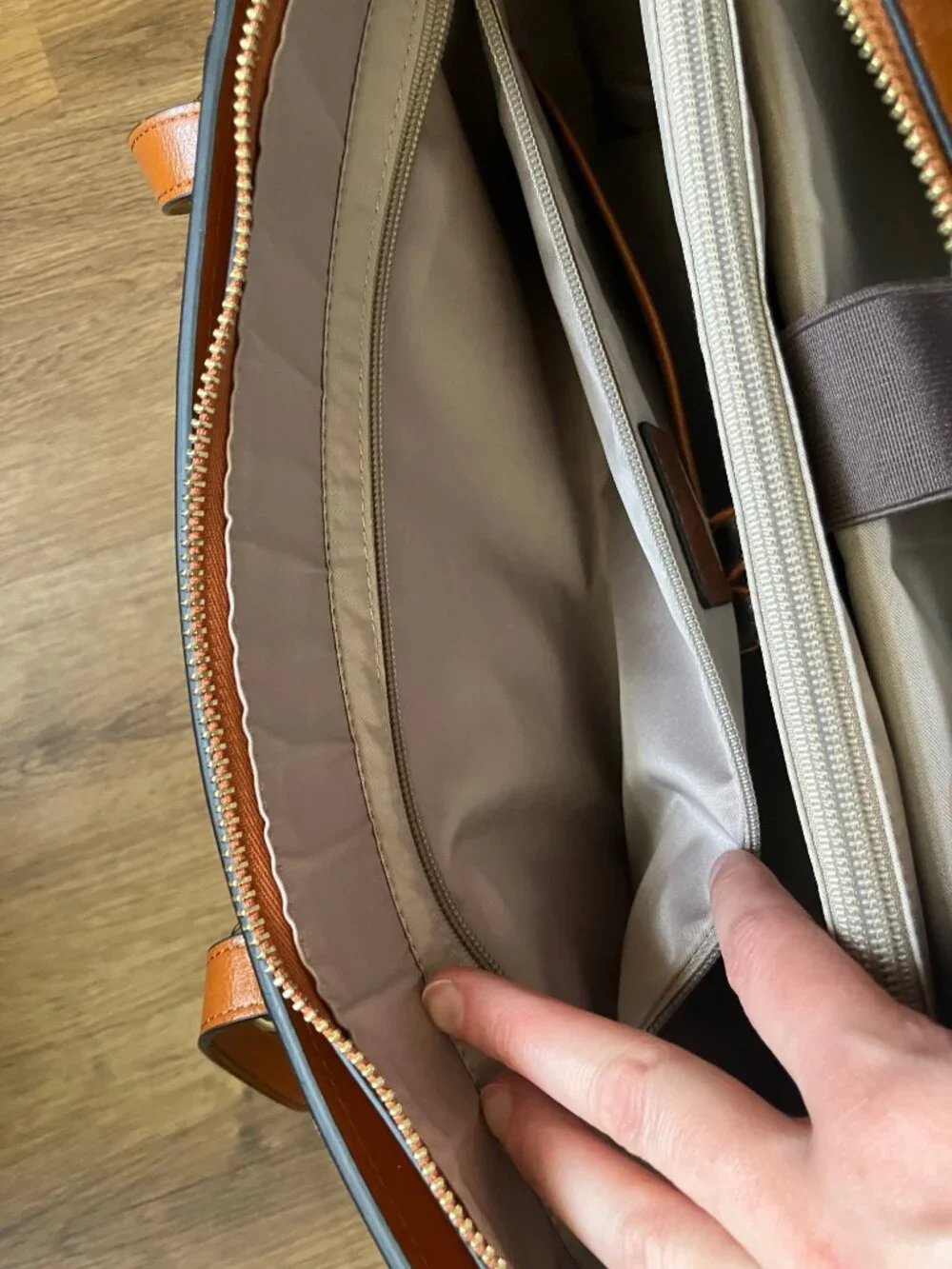 BOSTANTEN Laptop Bag for Women 15.6 inch Computer Leather Briefcase Vintage Work